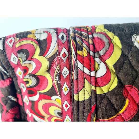 Vera Bradley Puccini Duffle Barrel‎ Bag Tote Small 11" Length Excellent - Picture 4 of 6